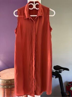 Suzy Shier Burnt Orange Blouse